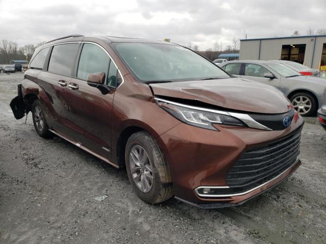 TOYOTA SIENNA XLE 2021 5tdyrkec5ms025728