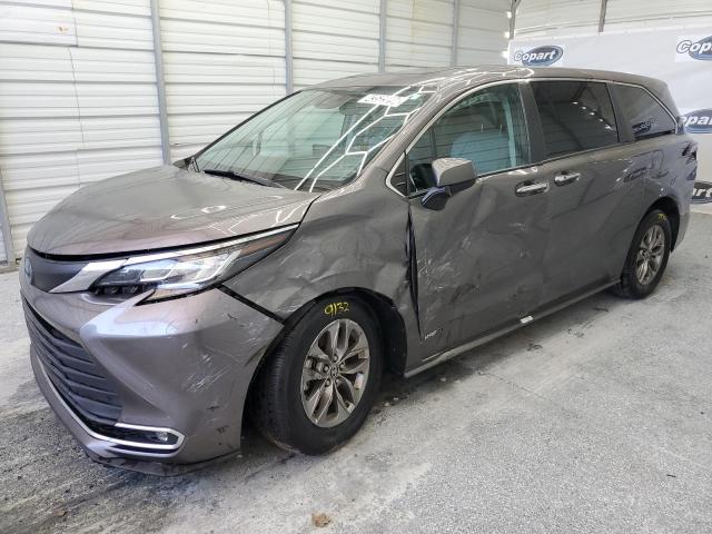 TOYOTA SIENNA XLE 2021 5tdyrkec5ms030301