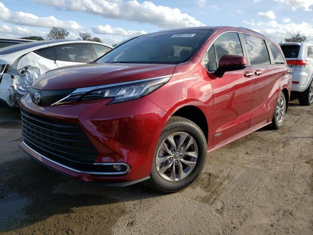 TOYOTA SIENNA XLE 2021 5tdyrkec5ms046000