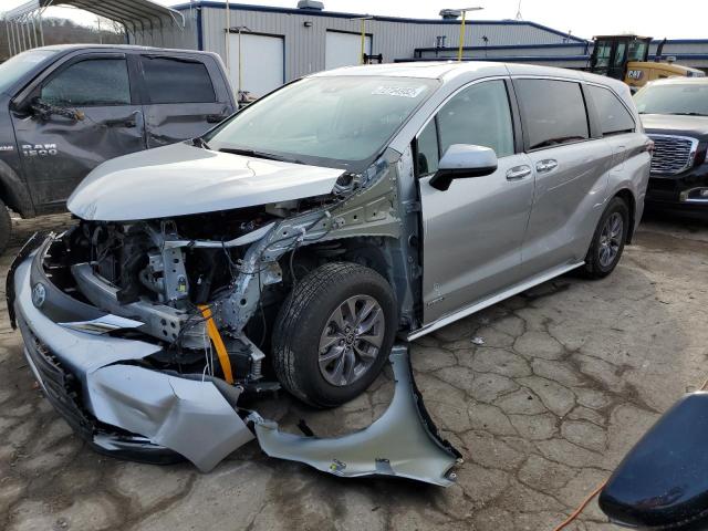 TOYOTA SIENNA XLE 2021 5tdyrkec5ms050807