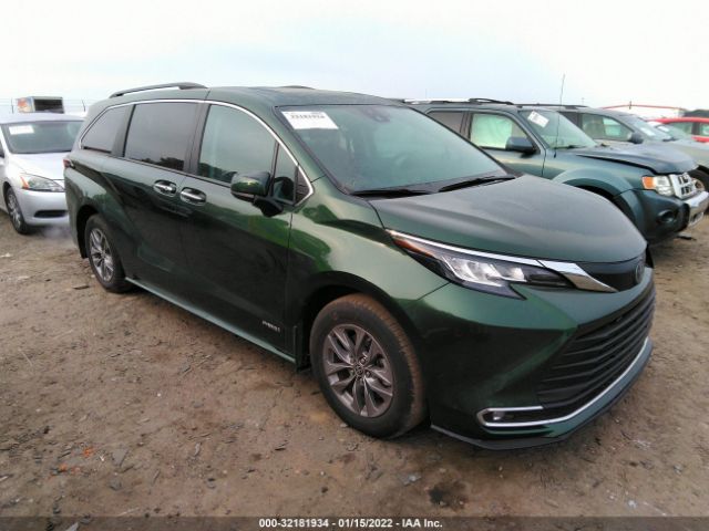 TOYOTA SIENNA 2021 5tdyrkec5ms070216