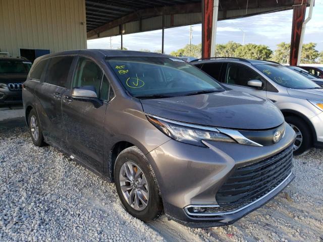 TOYOTA SIENNA XLE 2022 5tdyrkec5ns125510