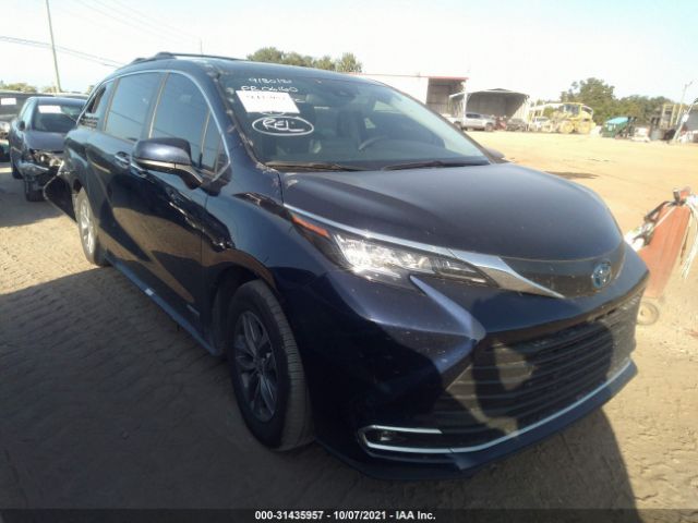 TOYOTA SIENNA 2021 5tdyrkec6ms027293