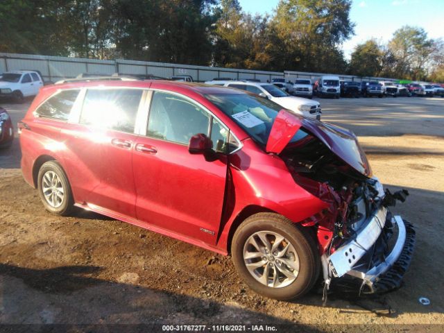 TOYOTA SIENNA 2021 5tdyrkec6ms068104