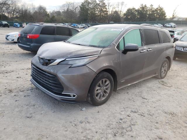 TOYOTA SIENNA XLE 2021 5tdyrkec6ms069558