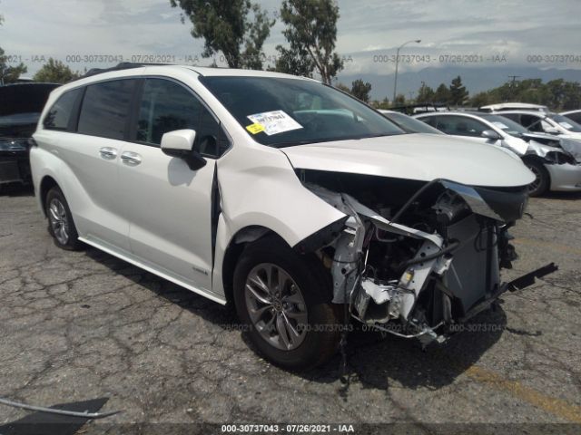 TOYOTA SIENNA 2021 5tdyrkec7ms019252