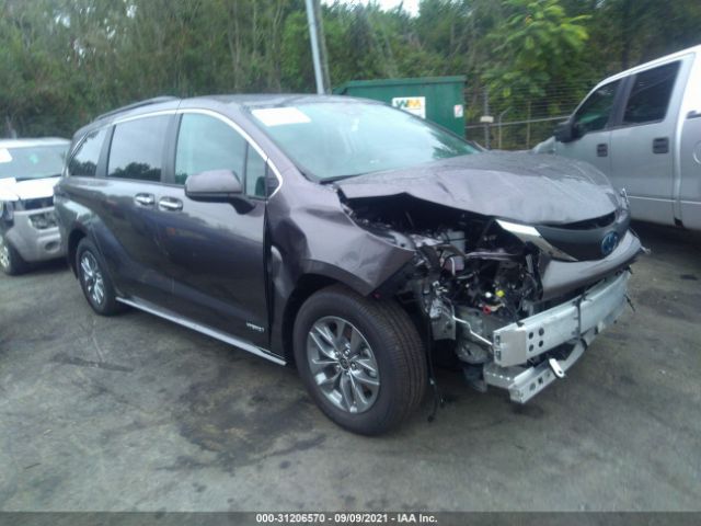 TOYOTA SIENNA 2021 5tdyrkec7ms027559