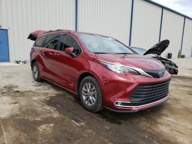 TOYOTA SIENNA XLE 2021 5tdyrkec7ms056012