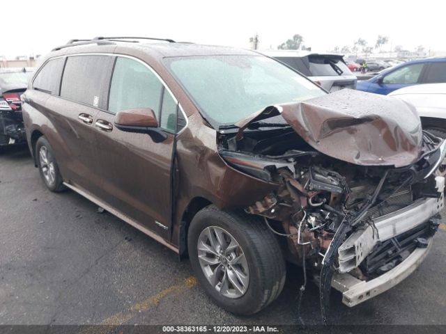 TOYOTA SIENNA 2021 5tdyrkec7ms072100