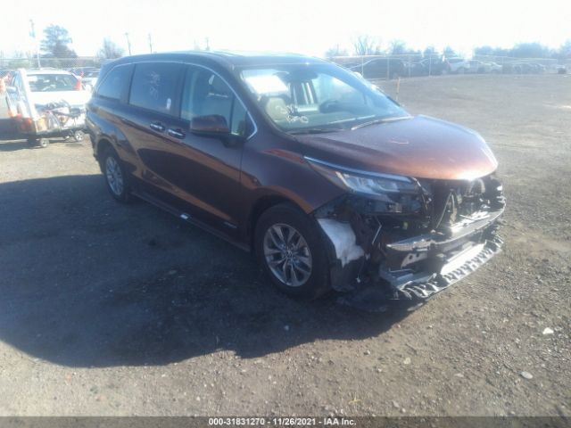 TOYOTA SIENNA 2021 5tdyrkec8ms016618