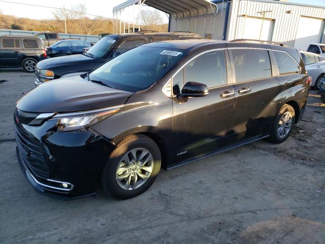 TOYOTA SIENNA XLE 2021 5tdyrkec8ms025884