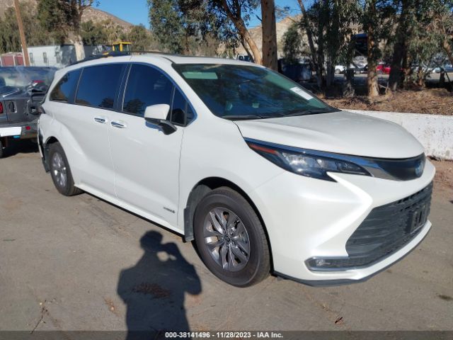 TOYOTA SIENNA 2021 5tdyrkec8ms054379