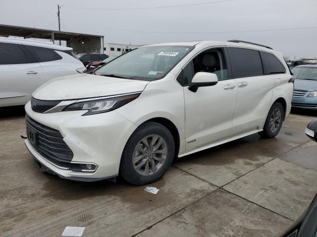 TOYOTA SIENNA XLE 2021 5tdyrkec8ms060182