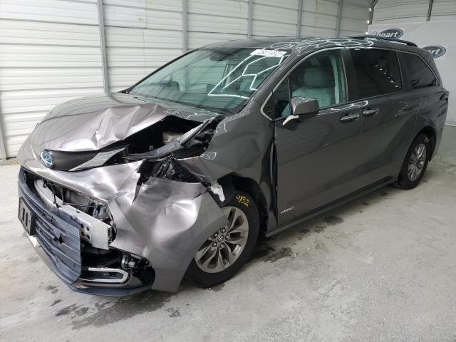 TOYOTA SIENNA XLE 2021 5tdyrkec9ms017440