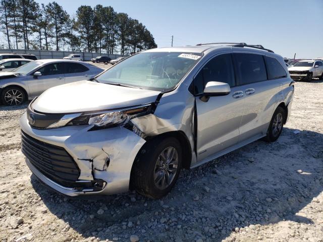 TOYOTA SIENNA XLE 2021 5tdyrkec9ms023626