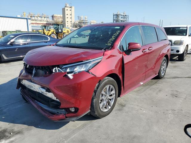 TOYOTA SIENNA XLE 2022 5tdyrkec9ns130435