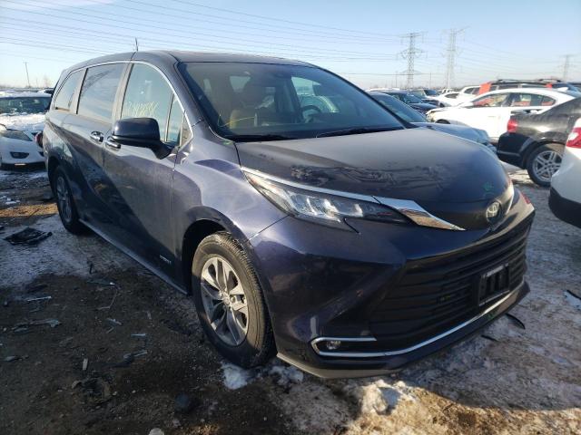 TOYOTA SIENNA XLE 2021 5tdyrkecxms008312