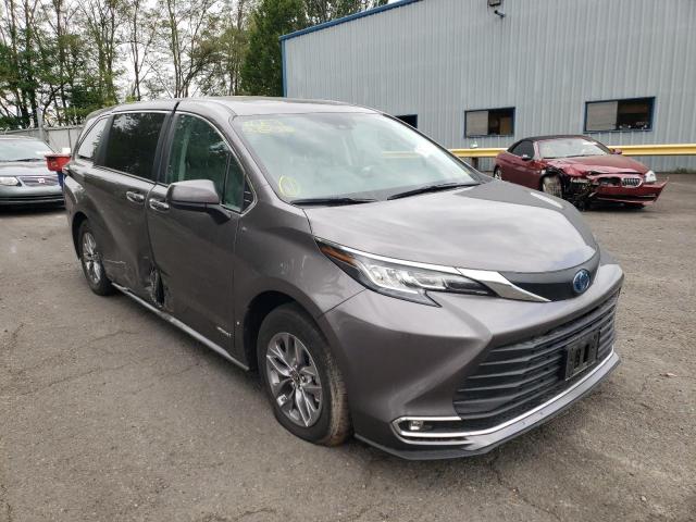 TOYOTA SIENNA XLE 2021 5tdyrkecxms032660