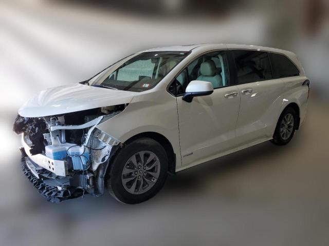 TOYOTA SIENNA XLE 2021 5tdyskfc0ms017104