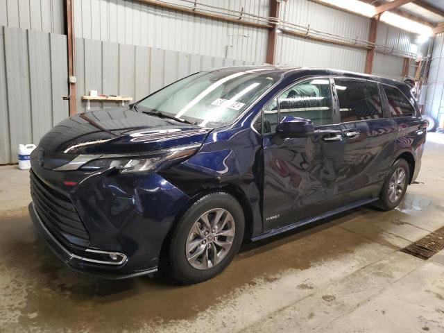 TOYOTA SIENNA XLE 2021 5tdyskfc1ms025082