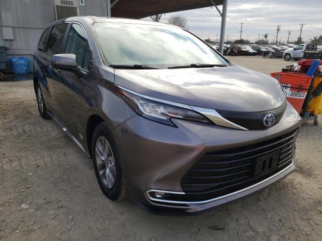 TOYOTA SIENNA XLE 2021 5tdyskfc2ms001700