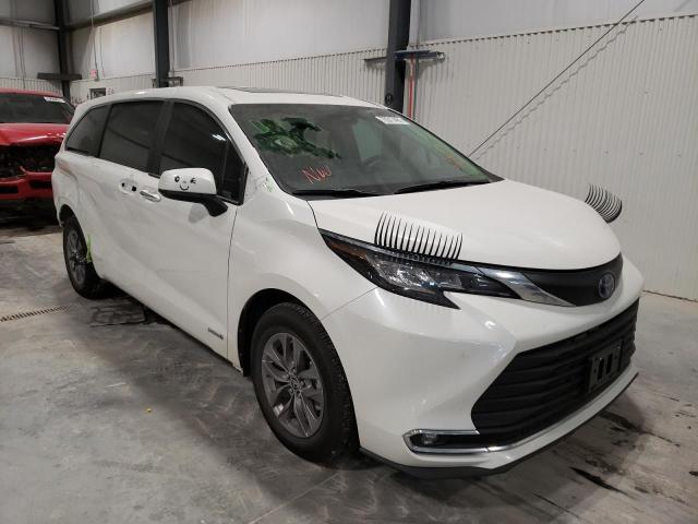 TOYOTA SIENNA XLE 2021 5tdyskfc2ms002135