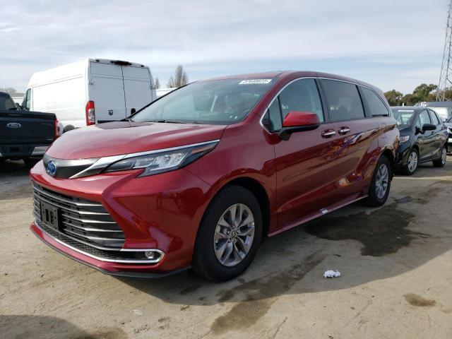 TOYOTA SIENNA XLE 2022 5tdyskfc3ns064905