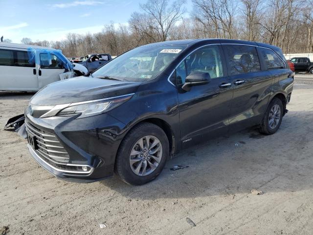 TOYOTA SIENNA XLE 2021 5tdyskfc4ms017770