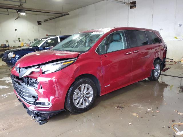 TOYOTA SIENNA XLE 2021 5tdyskfc4ms029918