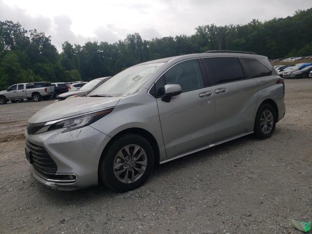 TOYOTA SIENNA XLE 2021 5tdyskfc5ms017793