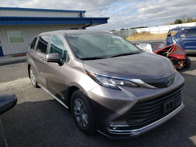 TOYOTA SIENNA XLE 2021 5tdyskfc6ms015809