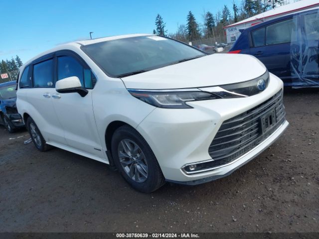 TOYOTA SIENNA 2021 5tdyskfc6ms030245