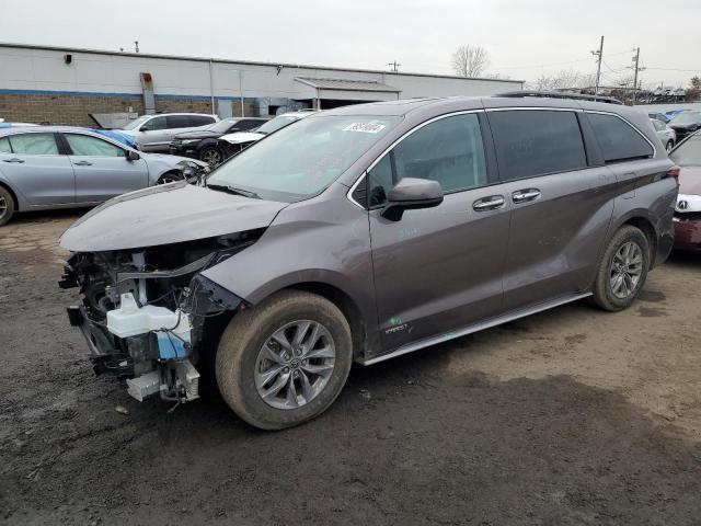 TOYOTA SIENNA XLE 2021 5tdyskfc7ms037298