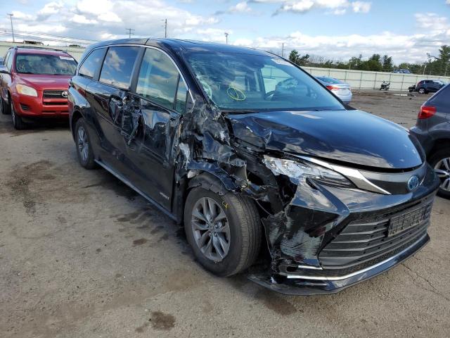 TOYOTA SIENNA XLE 2021 5tdyskfc9ms005971