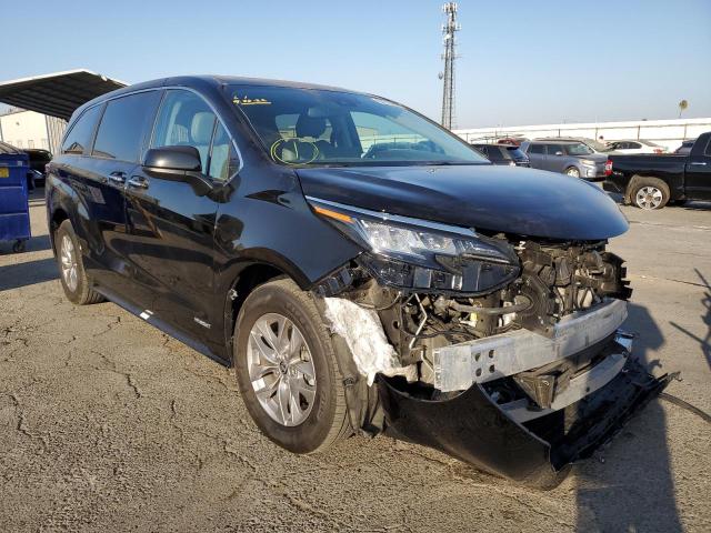 TOYOTA SIENNA XLE 2021 5tdyskfc9ms030207