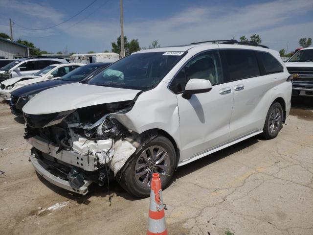 TOYOTA SIENNA XLE 2022 5tdyskfc9ns054847