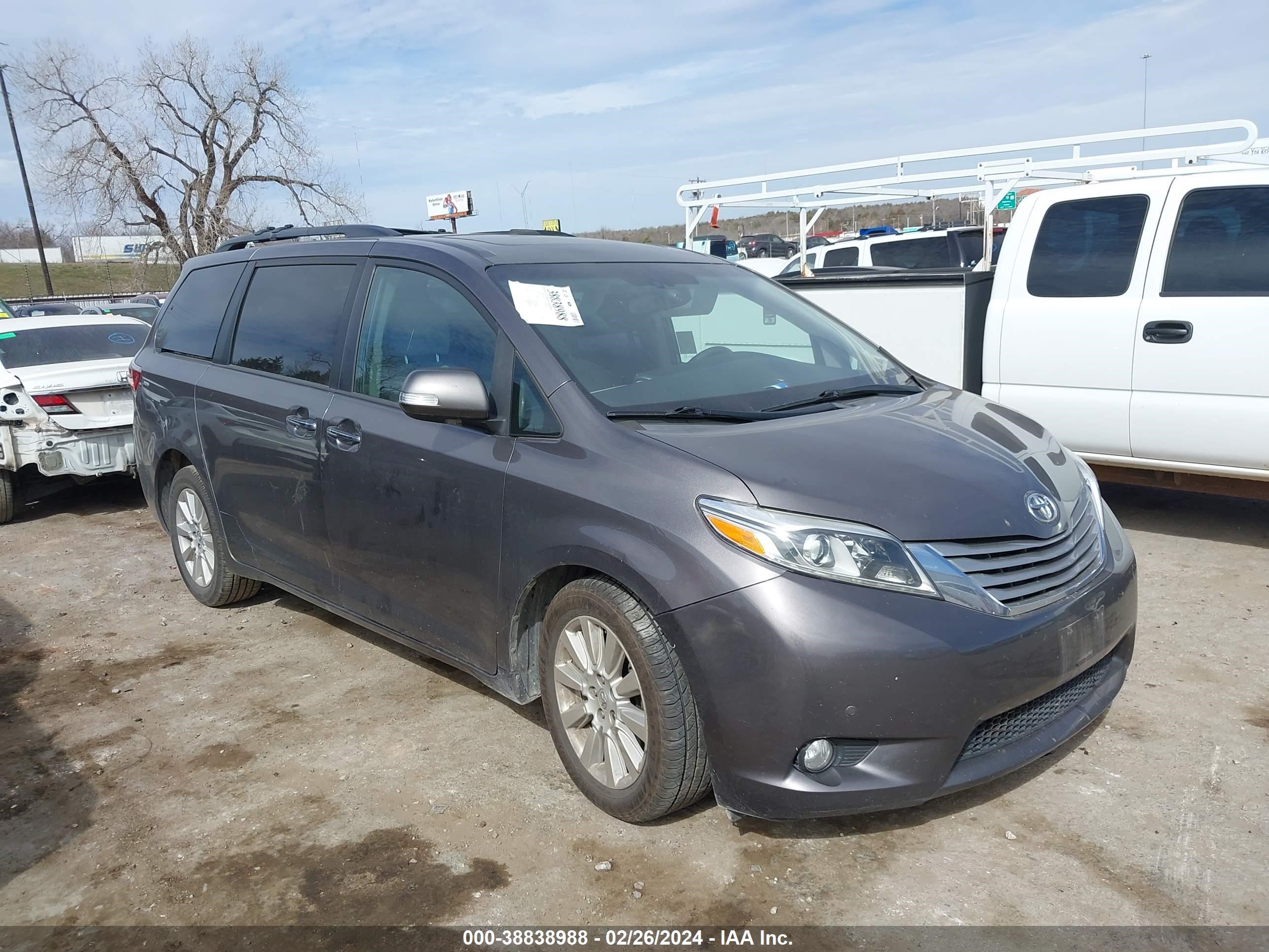 TOYOTA SIENNA 2017 5tdyz3dc1hs793011