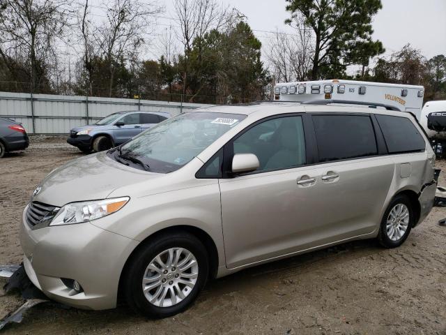 TOYOTA SIENNA XLE 2017 5tdyz3dc1hs897420