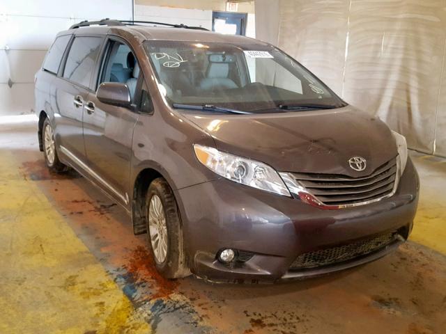 TOYOTA SIENNA XLE 2017 5tdyz3dc2hs871408