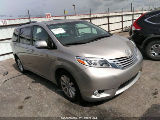 TOYOTA SIENNA 2017 5tdyz3dc3hs858912