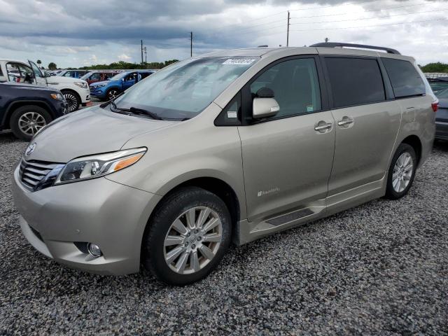 TOYOTA SIENNA XLE 2017 5tdyz3dc3hs882434