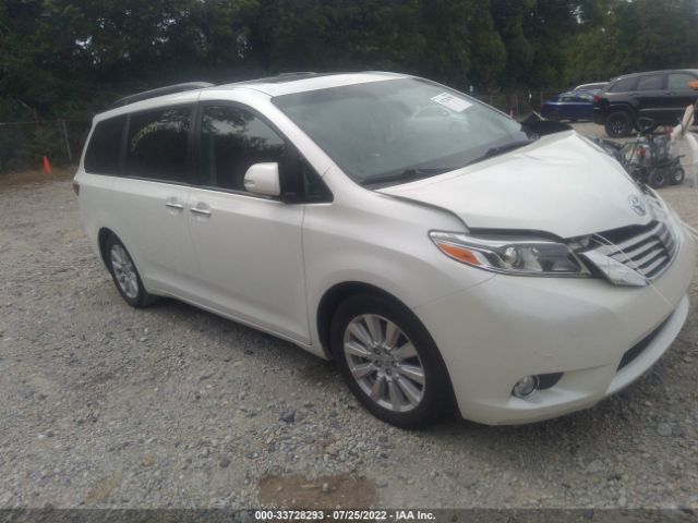 TOYOTA SIENNA 2017 5tdyz3dc4hs794301