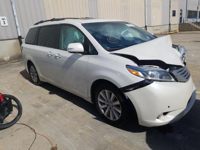 TOYOTA SIENNA XLE 2017 5tdyz3dc4hs841942