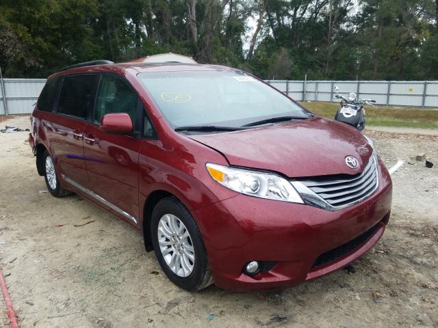 TOYOTA SIENNA XLE 2017 5tdyz3dc4hs851841