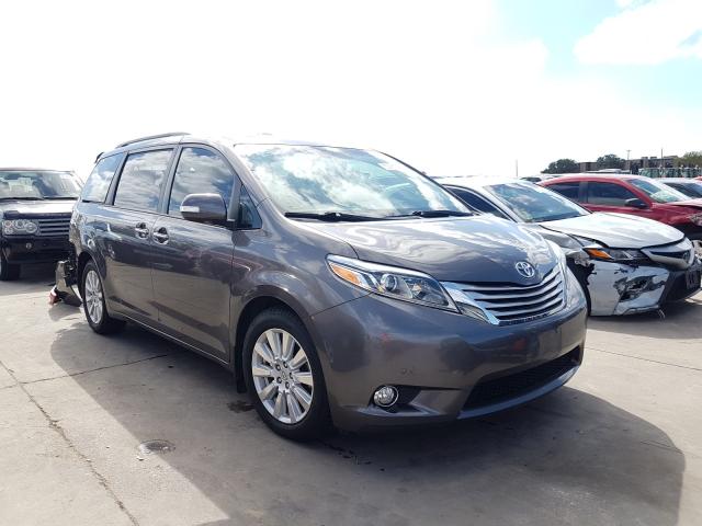 TOYOTA SIENNA XLE 2017 5tdyz3dc5hs785221