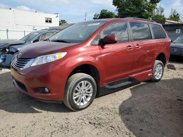 TOYOTA SIENNA XLE 2017 5tdyz3dc5hs824776