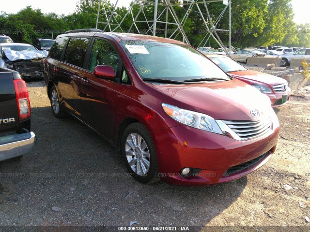 TOYOTA SIENNA 2017 5tdyz3dc5hs830965