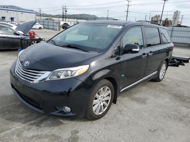 TOYOTA SIENNA XLE 2017 5tdyz3dc5hs840072