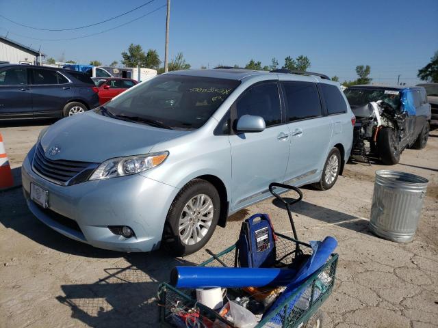 TOYOTA SIENNA XLE 2017 5tdyz3dc6hs773160