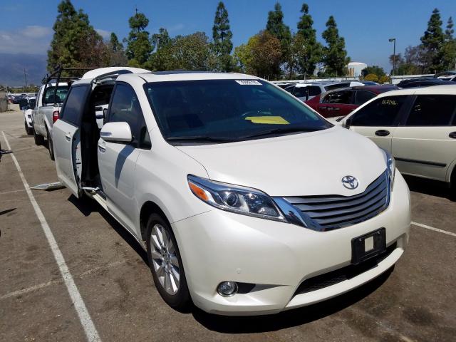 TOYOTA SIENNA XLE 2017 5tdyz3dc6hs810773